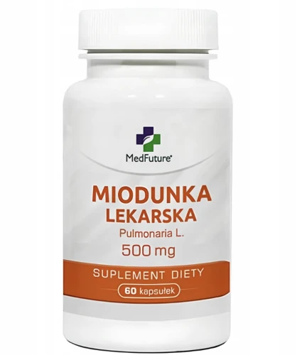 Miodunka lekarska 500 mg WSPARCIE DRÓG ODDECHOWYCH 60 kapsułek Medfuture