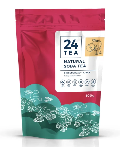 HERBATA Z GRYKI TATARSKIEJ PIERNIK & JABŁKO HERBATA 100 G
