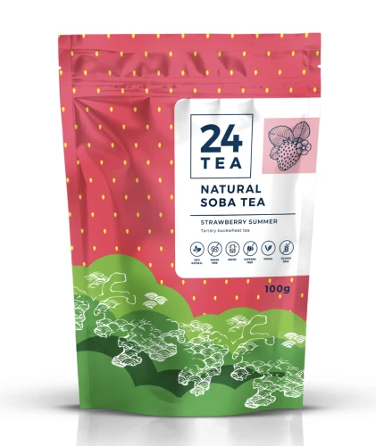 HERBATA Z GRYKI TATARSKIEJ TRUSKAWKOWA 100 G