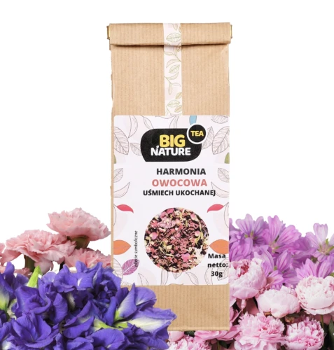 KWIATOWA HERBATA OWOCOWA UŚMIECH UKOCHANEJ 30g