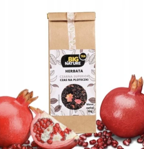 CZARNA HERBATA Z GRANATEM SUPERIOR CZAS NA PLOTECZKI 50g