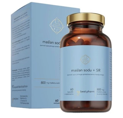 MyBest Maślan sodu+SR NA JELITA 60 kapsułek