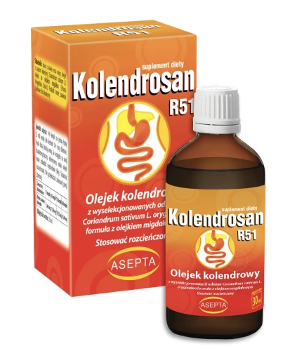 Kolendrosan R51 WSPARCIE TRAWIENIA I KOMFORTU JELIT 30ml