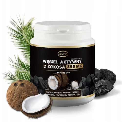 Węgiel aktywny WSPARCIE UKŁADU POKARMOWEGO 310mg Asepta
