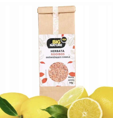 Herbata ROOIBOS ODŚWIEŻAJĄCE CHWILE cytrusowa 50g