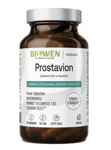 Prostavion NA PROSTATE palma sabałowa wierzbownica cynk i selen60 kapsułek Biowen