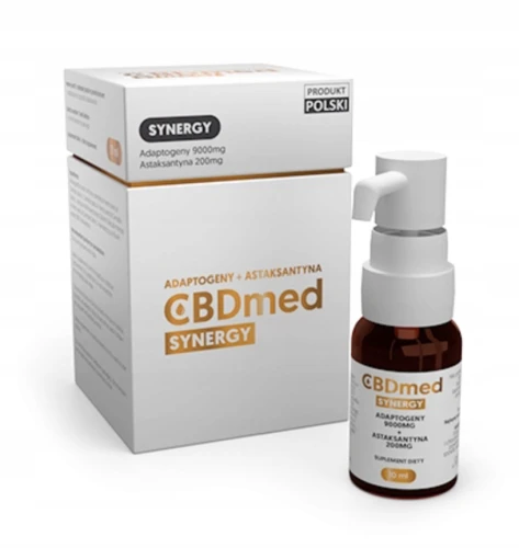 Olejek SYNERGY Adaptogeny + Astaksantyna 10 ml CBDmed
