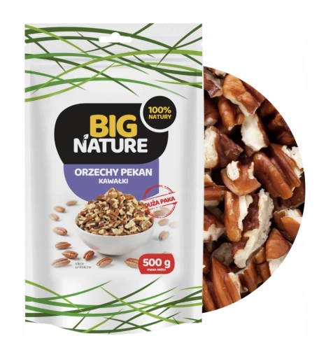 Orzechy Pecan kawałki 500g BigNature