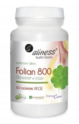 Folian 800 dla Kobiet w Ciąży 60 tabletek Aliness