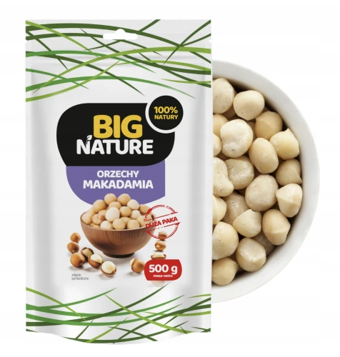 Orzechy Macadamia 500g BigNature
