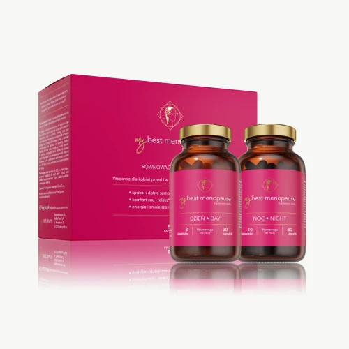 MyBestMenopause DAY & NIGHT – Kompleksowe wsparcie kobiet w okresie menopauzy | 60 kapsułek