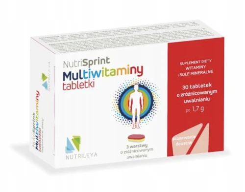 Nutrisprint MULTIWITAMINA WSPARCIE ODPORNOŚCI 30 tabletek