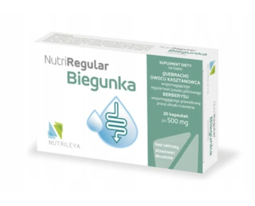 NutriRegular BIEGUNKA NA PRZEWÓD POKARMOWY 20 kapsułek