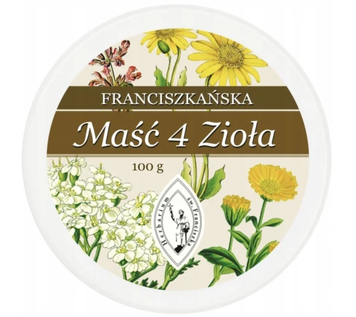 Franciszkańska Maść 4 Zioła 100 g na mięśnie, stawy i pielęgnację skóry