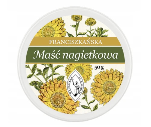 Franciszkańska Maść Nagietkowa 50 g na suchą, szorstką i podrażnioną skórę