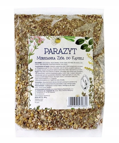 Franciszkańska Mieszanka Ziół do Kąpieli PARAZYT 300 g DO KĄPIELI OCZYSZCZAJĄCEJ