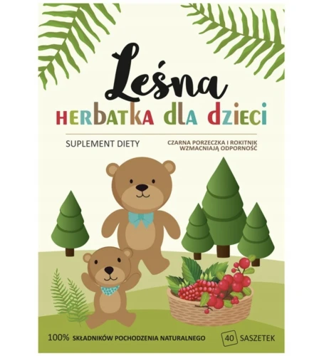 Franciszkańska Leśna Herbatka dla Dzieci 40 sasz. NA ODPORNOŚĆ I PRZEZIĘBIENIE