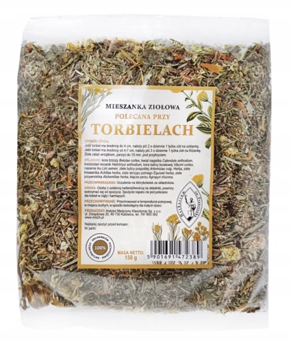 Franciszkańska Mieszanka Ziołowa PRZY TORBIELACH 150 g NA KOBIECE WSPARCIE