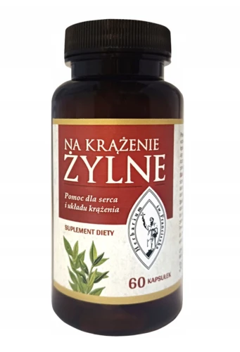Na Krążenie Żylne 60 kaps. WSPARCIE KRĄŻENIA I UCZUCIA LEKKICH NÓG