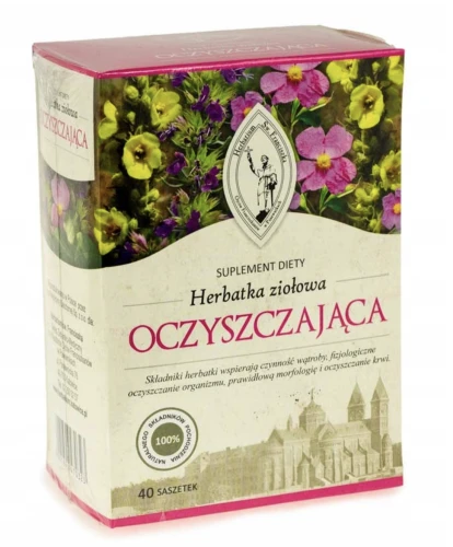 Franciszkańska Herbatka OCZYSZCZAJĄCA 40x3 g NA OCZYSZCZANIE ORGANIZMU