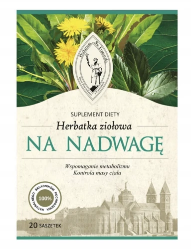 Franciszkańska Herbatka NA NADWAGĘ 20x5 g NA KONTROLĘ MASY CIAŁA