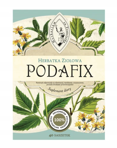 Franciszkańska Herbatka PODAFIX 40x3 g NA STAWY I OCZYSZCZANIE ORGANIZMU
