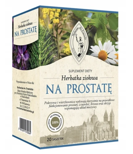 Franciszkańska Herbatka PROSTATA 20x5 g NA PROSTATĘ I UKŁAD MOCZOWY