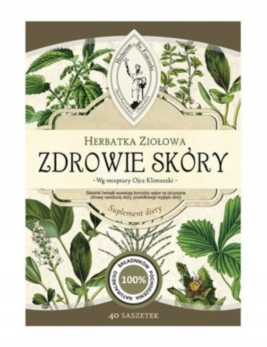 Franciszkańska Herbatka ZDROWIE SKÓRY 40x3 g NA WSPARCIE SKÓRY