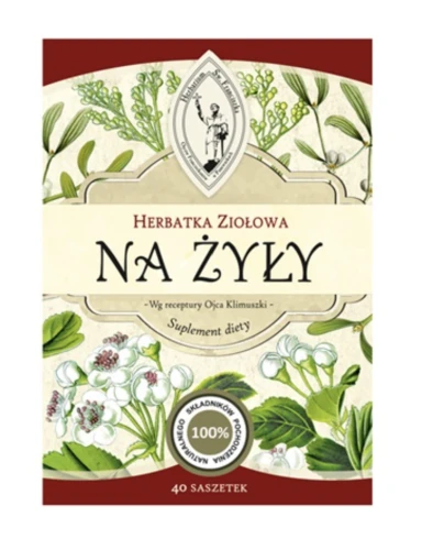 Franciszkańska Herbatka NA ŻYŁY 40x3 g NA WSPARCIE KRĄŻENIA ŻYLNEGO