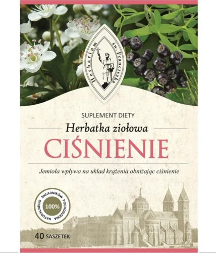 Franciszkańska Herbatka NA CIŚNIENIE FIX 40x3 g NA WSPARCIE PRAWIDŁOWEGO CIŚNIENIA