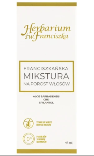 Franciszkańska MIKSTURA NA POROST WŁOSÓW 45ml