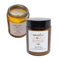 Świeca Sojowa CITRONELLA - Naturalny Olejek Eteryczny - Idealna Tarcza Zapachowa na Taras, Balkon i Letnie Wieczory 110g NaturalApis