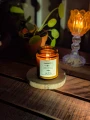 Świeca Sojowa CITRONELLA - Naturalny Olejek Eteryczny - Idealna Tarcza Zapachowa na Taras, Balkon i Letnie Wieczory 110g NaturalApis