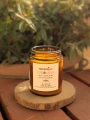Świeca Sojowa CITRONELLA - Naturalny Olejek Eteryczny - Idealna Tarcza Zapachowa na Taras, Balkon i Letnie Wieczory 110g NaturalApis