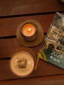 Świeca Sojowa CITRONELLA - Naturalny Olejek Eteryczny - Idealna Tarcza Zapachowa na Taras, Balkon i Letnie Wieczory 110g NaturalApis