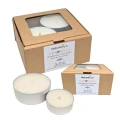 Podgrzewacz XXL Sojowy Citronella Tealight Tarcza Zapachowa Ogród Taras EKO