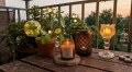 Podgrzewacz XXL Sojowy Citronella Tealight Tarcza Zapachowa Ogród Taras EKO