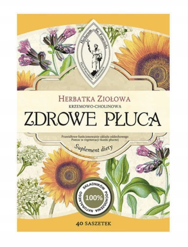 Herbarium Św. Franciszka Herbatka Zdrowe Płuca 40 saszetek – Ziołowa FIX 120 g