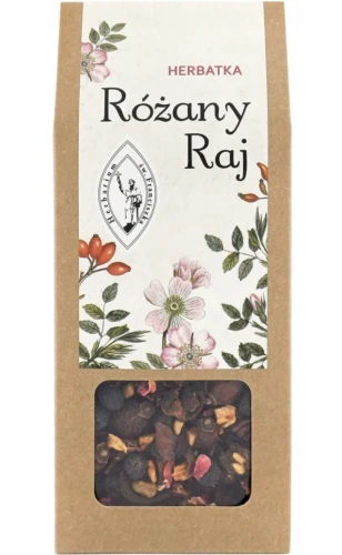 Franciszkańska Herbatka RÓŻANY RAJ 100 g – Owocowa z Dziką Różą i Hibiskusem