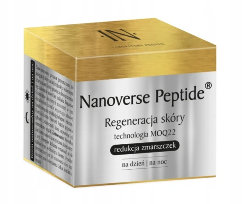 Asepta Krem Przeciwstarzeniowy do Twarzy na Zmarszczki Peptydy CBD 50 ml Dzień i Noc