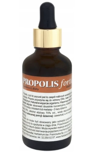 Franciszkański PROPOLIS FORTE 18% – NA ODPORNOŚĆ I WSPARCIE ORGANIZMU – 40 ml