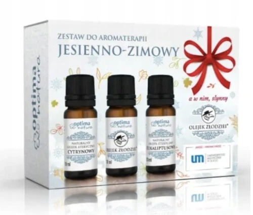 Optima Natura ZESTAW NA ODPORNOŚĆ I SEZON JESIENNO-ZIMOWY 3x10 ml