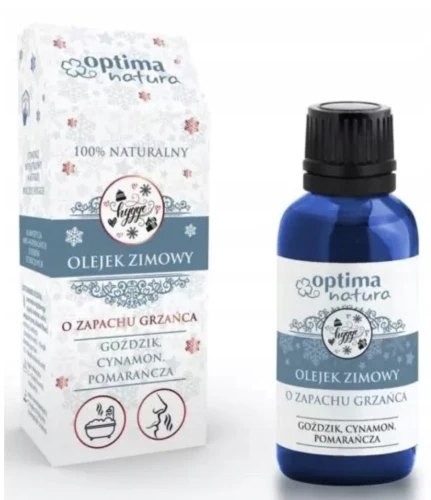 Optima Natura OLEJEK ETERYCZNY NA RELAKS Zimowy HYGGE Grzaniec 20 ml