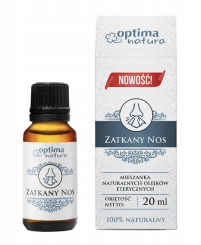 Optima Natura OLEJKI ETERYCZNE NA ZATKANY NOS I SWOBODNY ODDECH 20 ml