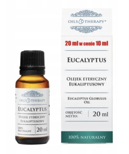 Optima Natura OLEJEK EUKALIPTUSOWY NA ODDYCHANIE I ORZEŹWIENIE 20 ml