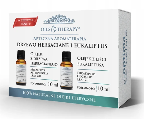 Zestaw Olejków Eterycznych NA ODDYCHANIE I PIELĘGNACJĘ SKÓRY 2x10 ml