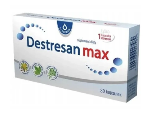 Oleofarm Destresan Max NA STRES, RELAKS I UKŁAD NERWOWY 30 kapsułek