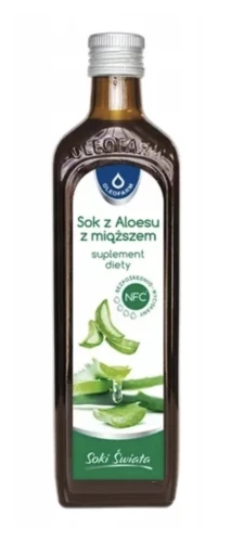 Oleofarm Sok z Aloesu z Miąższem NA TRAWIENIE I ODPORNOŚĆ 500 ml