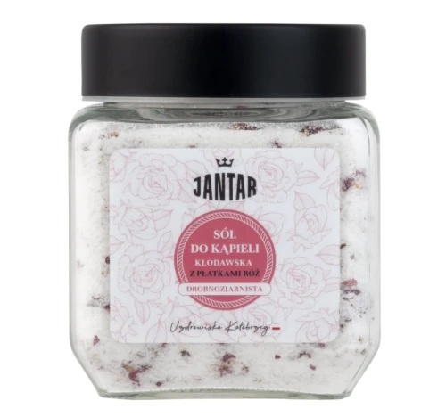 Sól Kłodawska z Płatkami Róż DO KĄPIELI I RELAKSU 650 g
