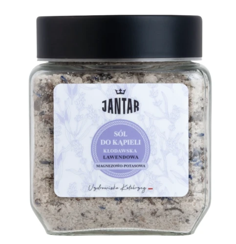 Sól Lawendowa Magnezowo-Potasowa DO KĄPIELI I RELAKSU 650 g